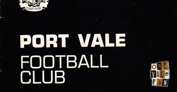 Port Vale v Notts Co programme 1970