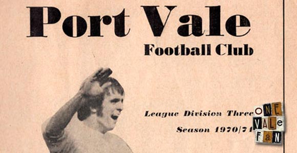 Port Vale programme 1971