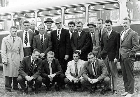 Port Vale history: players on their tour of Czechoslovakia 
