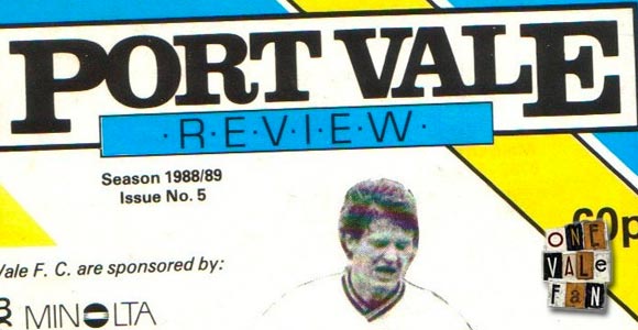 Port Vale v Ipswich programme 1988