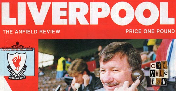Liverpool v Port Vale programme 1991