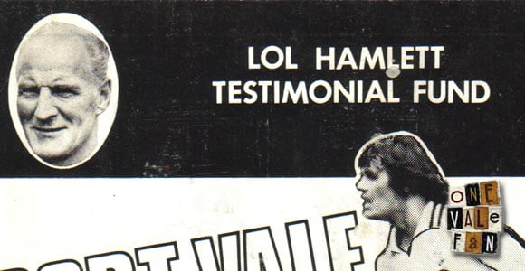 Lol Hamlett testimonial programme 1976