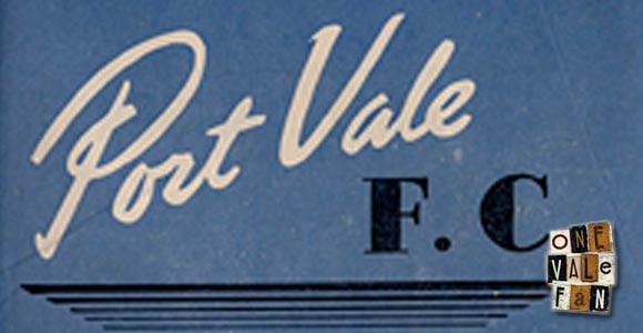 Port Vale v Reading programme 1951
