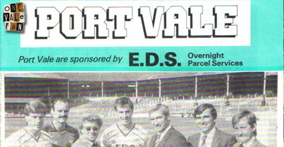 Port Vale v Tranmere programme 1984
