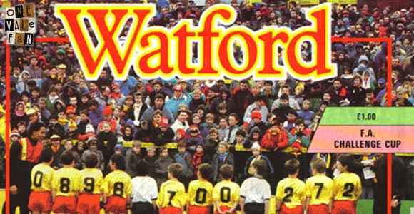 Watford v Port Vale programme 1988