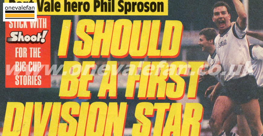 The Sproson revelation in Shoot magazine