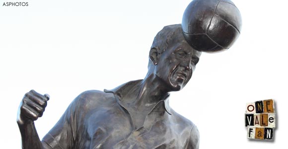 The Roy Sproson statue at Vale Park stadium