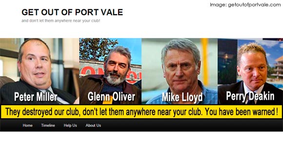 Get Out of Port Vale logo