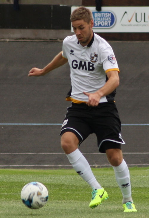 Port Vale midfielder Sam Foley
