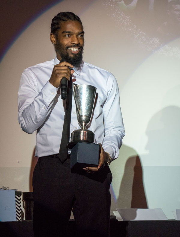 Port Vale player of the year Anthony Grant