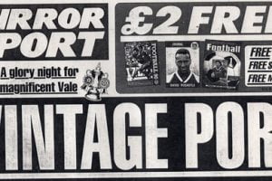 Daily Mirror - after Port Vale defeat Derby County in the FA Cup