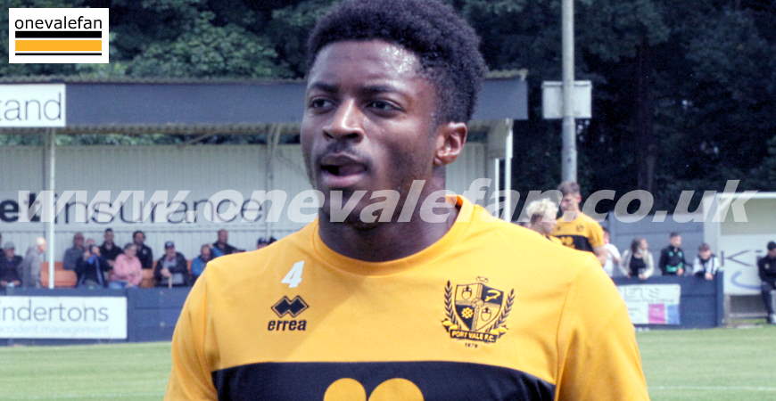 Port Vale striker Devante Rodney