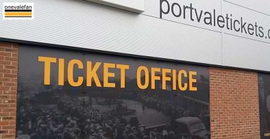 Port Vale Ticket Office Vale Park stadium