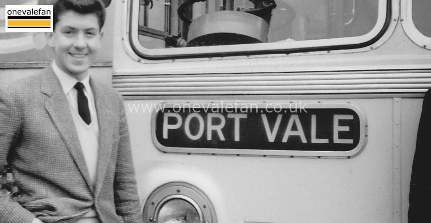 Ken Hancock and the Port Vale coach