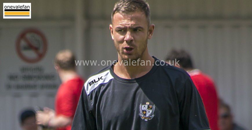 Port Vale striker Tom Pope