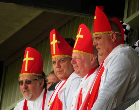 Port Vale fans as Popes