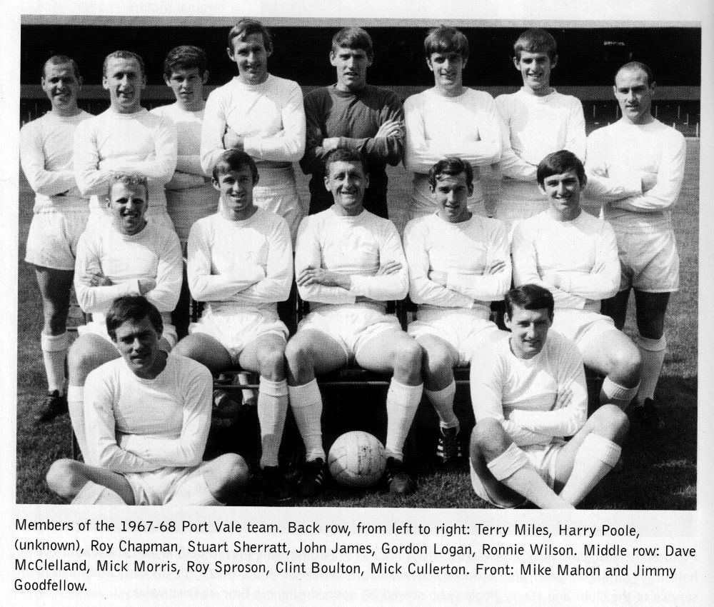 Port Vale 1967-68 team photo