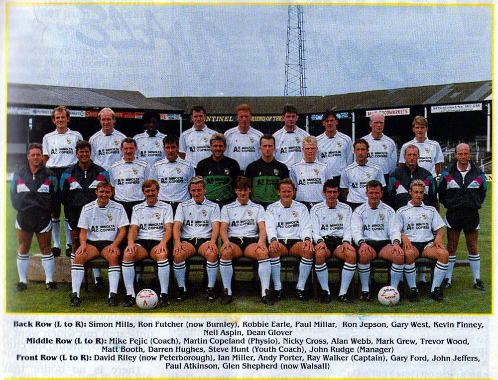 Port Vale 1989-90 team photo