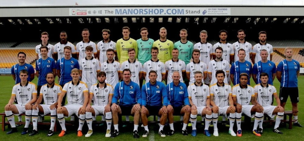 Port Vale 2017-18 team photo