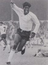 Robbie Earle scores against Swindon Town 1985