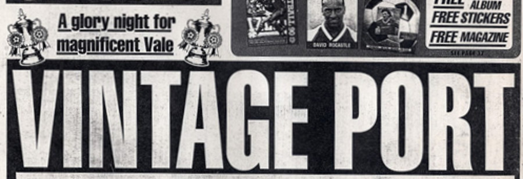 Derby County 2-3 Port Vale, FA Cup, 1990 - Daily Mirror headline