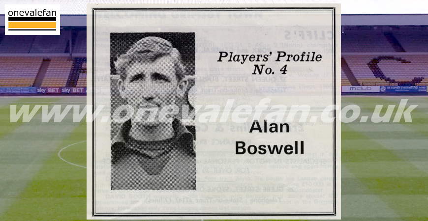 Player Profiles - Alan Boswell