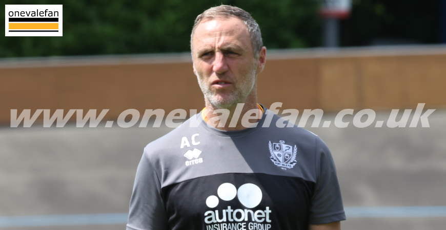 Port Vale FC coach Andy Crosby