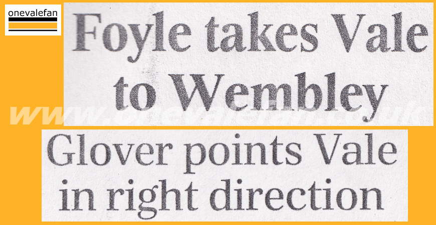 Port Vale press clippings - how the national press viewed the 1993 play-offs against Stockport County