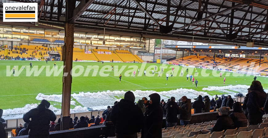 A view of the action - Port Vale v Hartlepool Utd, Vale Park stadium 2021