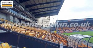 A general view of the Vale Park stadium in 2021