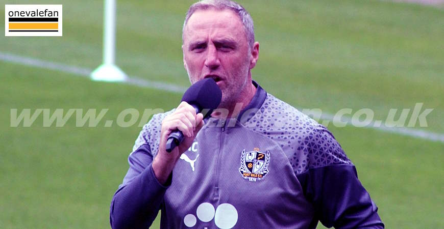 Port Vale manager Andy Crosby