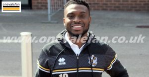 Port Vale forward David Amoo